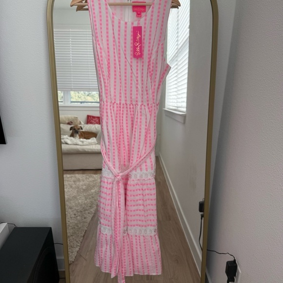 Lilly Pulitzer Maybella Midi Dress Size: 14 - Picture 8 of 16